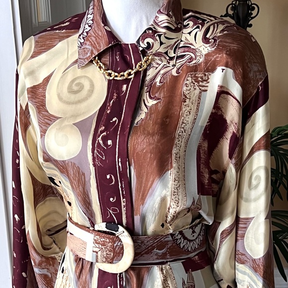 Louis Feraud “Work of Art” Dress Couture 1980’s Vintage by French Designer - Picture 9 of 16